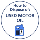 how to dispose of used moter oil