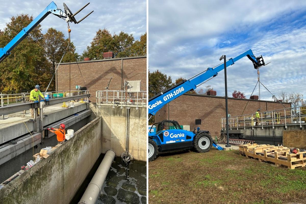West Side Aeration Tank Gates
