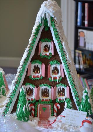 a frame gingerbread house