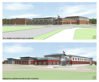 architectural rendering of eli terry and philip r smith elementary school 