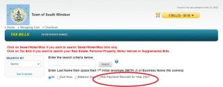 A screenshot displays the search bar for making an online payment the option IRS Tax Payments for year 2021 is circled in red.