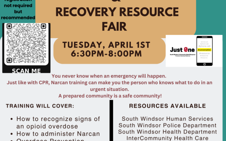 Narcan Training and Recovery Resource Fair 